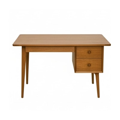 Wooden Desk Mid Century