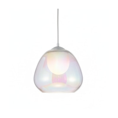 Iridescent Glass Pendant Light