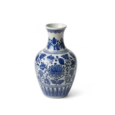 Blue And White Ceramic Vase
