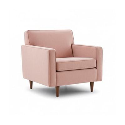 Pink Velvet Armchair