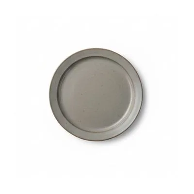 Gray Ceramic Dinner Plate