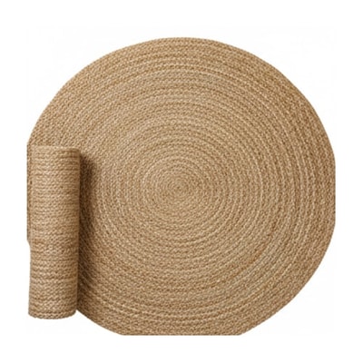 Braided Jute Area Rug