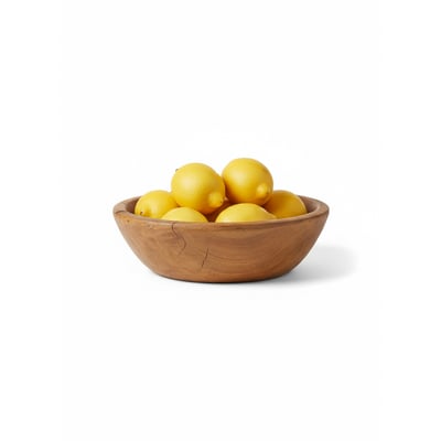 Ceramic Bowl Lemons Display