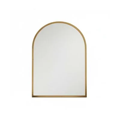 Brass Arched Mirror