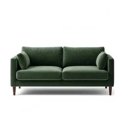 Dark Green Velvet Sofa
