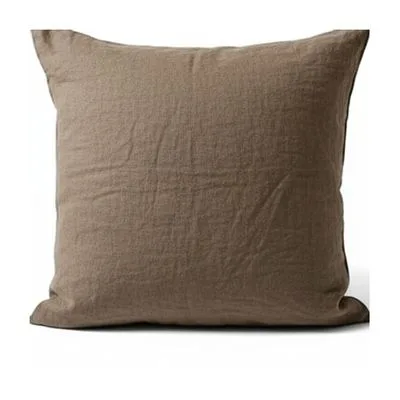 Brown Linen Pillow