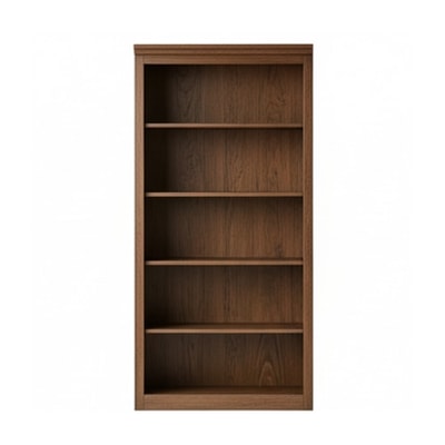 Brown Wood Bookshelf Bookcase