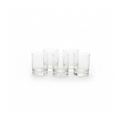 Clear Drinking Glasses Set