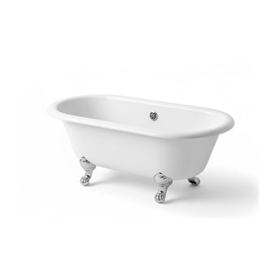 White Clawfoot Bathtub