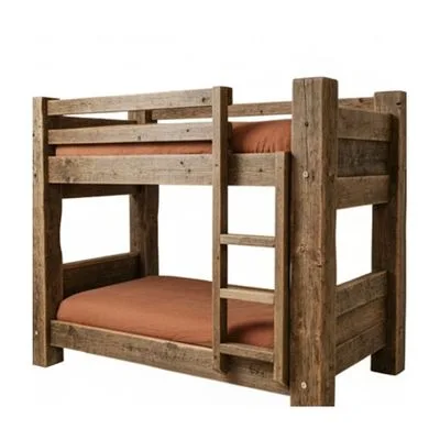 Distressed Wood Bunk Bed