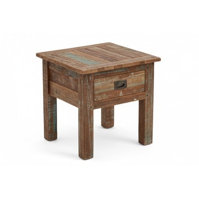 Rustic Wood Side Table
