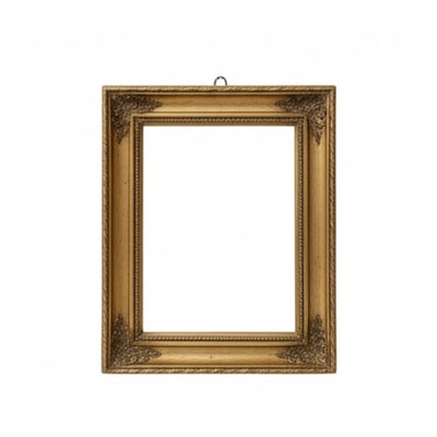 Gold Metal Picture Frame