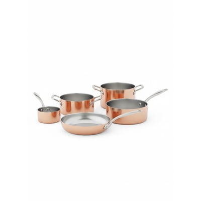 Copper Cookware Set Hanging Rack