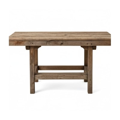 Natural Wood Garden Table